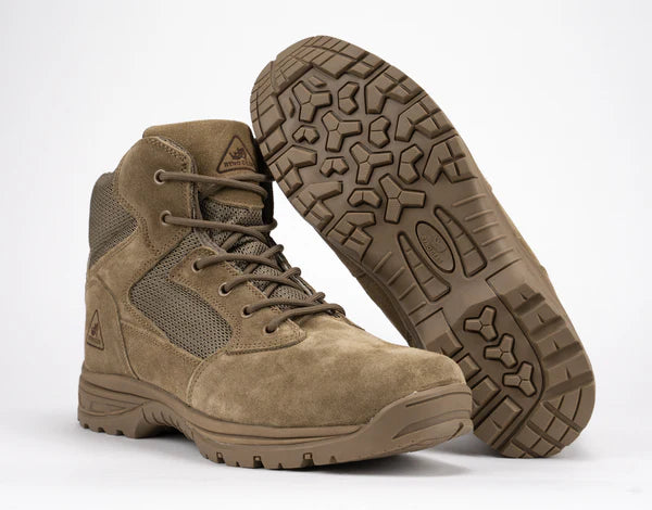 Botas de Combate Tácticas CoolMax Ryno Gear de 6" (Coyote)