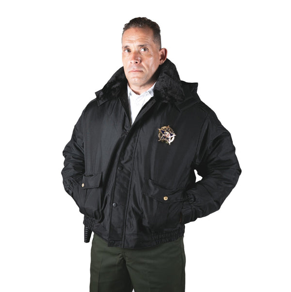 Chaqueta Bomber Deluxe para Todas las Estaciones (Negro)