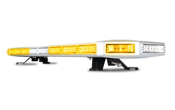 Barra de luces LED lineal de 46" Generation 3.5, diseño aerodinámico - Plata con LEDs ámbar
