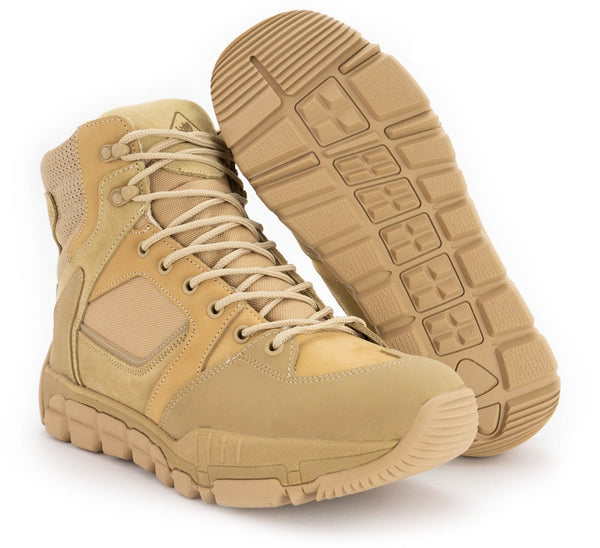 Botas Tácticas Ryno Gear Trek Coolmax (Beige)